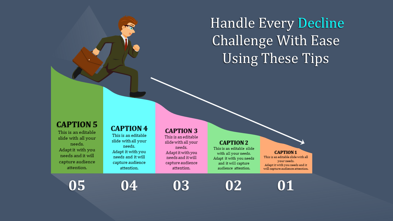 decline powerpoint template-Handle Every Decline Challenge With Ease Using These Tips